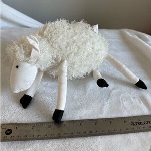 Plush White Sheep Stuffed Animal Toy